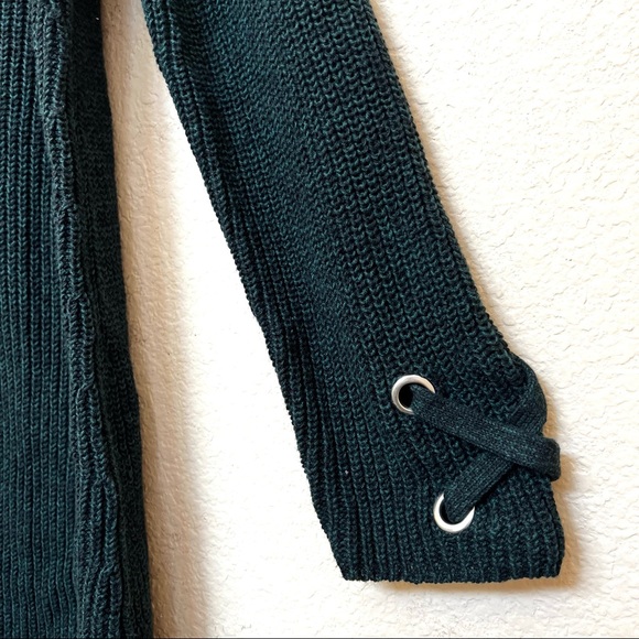 Style & Co Deep Pine Green Pullover Sweater I-10 - Picture 4 of 11